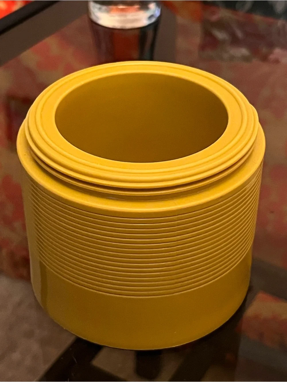 Vintage Thermos Mustard Yellow Insulated Container